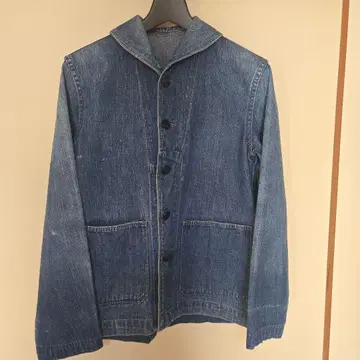 40's us navy 숄카라 커버올 헤치마 옷깃