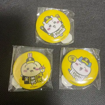 치이카와 한신 타이거즈 캔뱃지 3개 세트