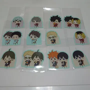 스티커 모음 AMNIBUS 하이큐 키타 슈우 검은 꼬리 오이카와 외