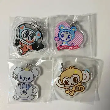 나루미야 해피파크 아크릴 키링 캡슐 토이 가챠가챠