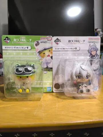 미개봉 제일복권 컬러풀피치 피규어 돗누쿠 시바 2체 세트 개별 판매 불가