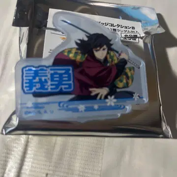 귀멸의 칼날 토미오카 기유 이름 배지 컬렉션 B