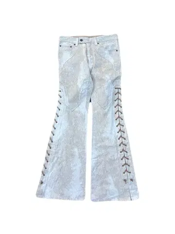 tornado mart lace up suede flare archive