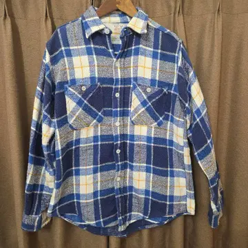 1960s Winter King 윈터킹 플란넬 셔츠 M