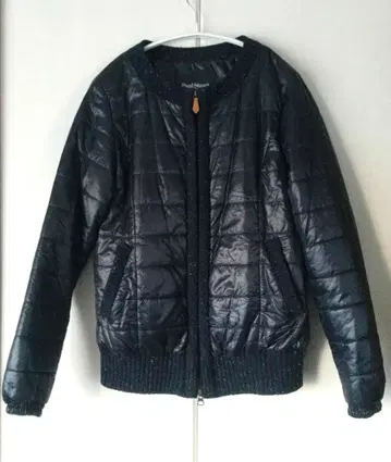 폴 스튜어트 스포츠 패딩 자켓 충전솜 x 니트 여성용 M 네이비
