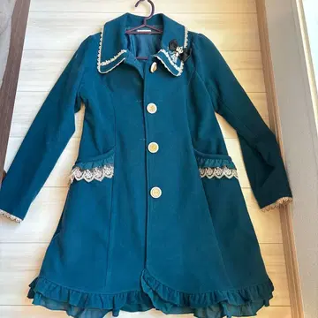 axes femme 다크 틸 롱 코트