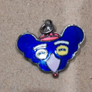 초 레어 물건 쇼와 전전 코구마노쿠로스케 유년 구락부 배지