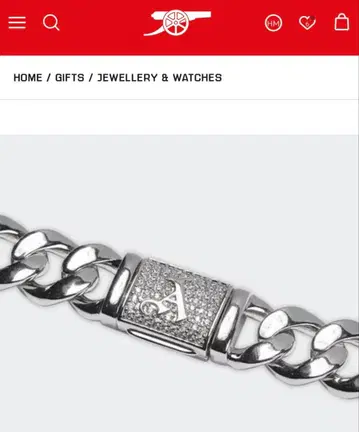 ARSENAL 아스날 지르코니아 목걸이 CERNUCCI