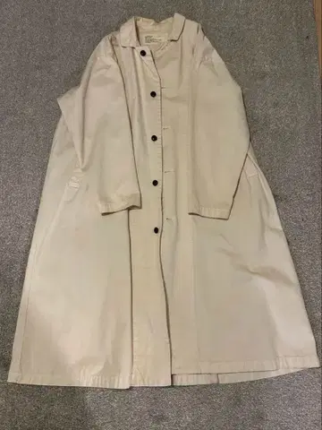 HARVESTY 하베스티 코튼 치노 크로스 오버코트 02