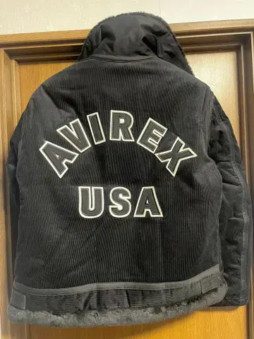 AVIREX 블랙 플라이트 자켓