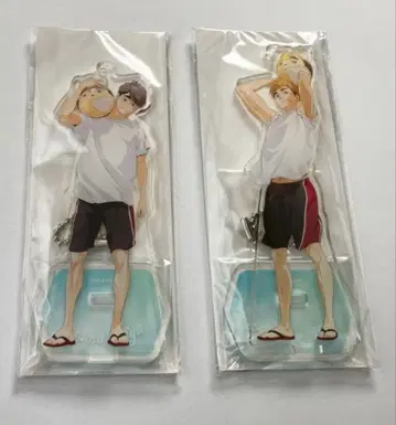 하이큐 아크릴 스탠드 미야 오사무 미야 아츠무 문구 카페