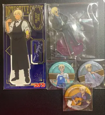 명탐정 코난 아무로 토오루 세가 럭키 쿠지 아크릴 스탠드 캔뱃지