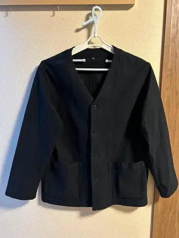 무인양품 노카라 자켓 XL 블랙