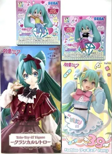 하츠네 미쿠 피규어 4개 세트