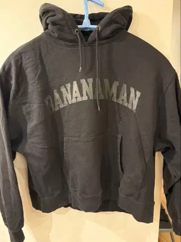 바나나맨 블랙 후드티 사이즈 F