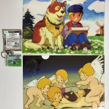 세계명작극장 플랜더스의 개 아크릴 키링 클리어 파일