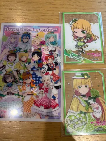 러브 라이브 슈퍼스타 헤안나 스미레 아크릴 카드 브로마이드 GIGO 카페