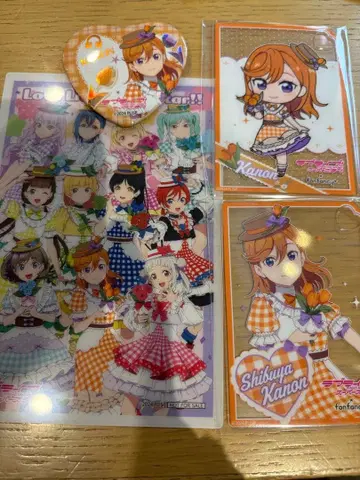 러브 라이브 슈퍼스타 시부야 카논 아크릴 카드 캔뱃지 브로마이드