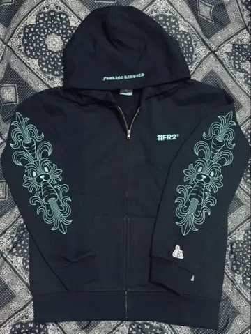 오키나와 한정판 FR2월 복숭아 크롬 후디