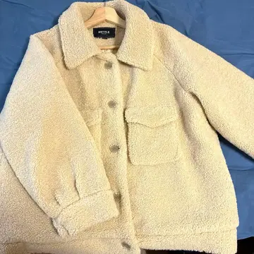 SHEIN 쉬인 모즈 코트 더플 코트 블루종 보아 자켓