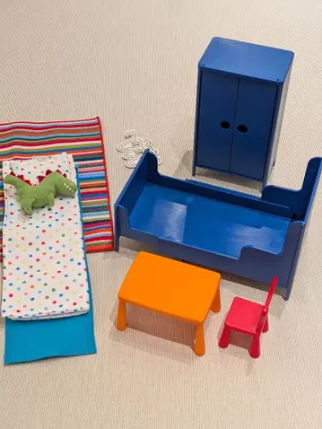 IKEA HUSET 미니어처 가구 헤드룸 인형의 집 가구 세트