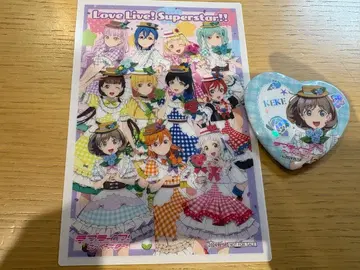 러브 라이브 슈퍼스타 쿠쿠 캔뱃지 브로마이드 GIGO 카페