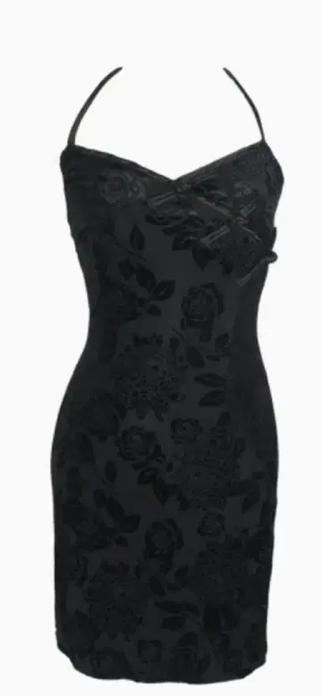 MIAE 홀터 치파오 드레스 원피스