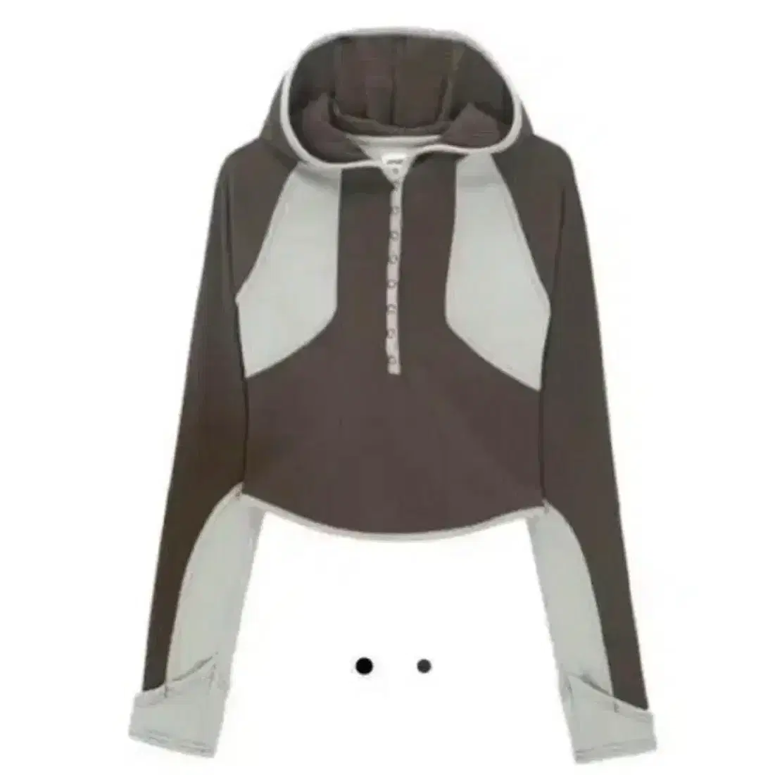 COYSEIO | 코이세이오 COYSEIO Ear Muff Hooded Zip-up Charcoal on