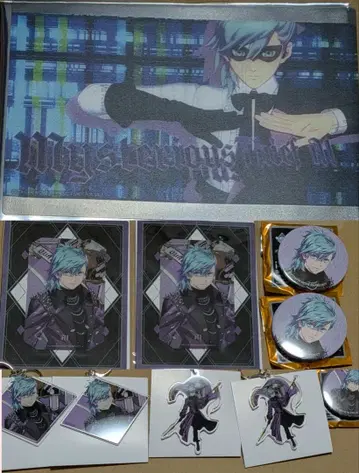 우타프리 탭나이 아이 미카제 아이 캐러밴 캔뱃지 아크링 키링 클리어 카드