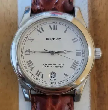 BENTLEY 스털링 실버 손목시계