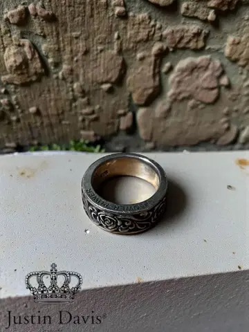 단종 저스틴 데이비스 SRJ302 플라워 파워 반지