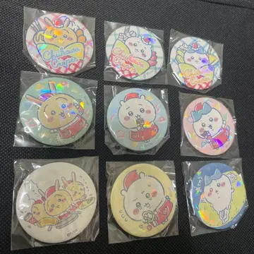 치이카와 마리오 크레이프 콜라보 캔뱃지 컴플리트 세트