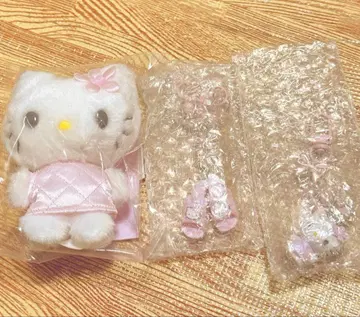 퀼트 헬로키티 시크릿 키링 마스코트 핑크 3개 세트