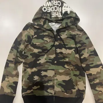 RCWB 카모 패턴 후드 부착 자켓