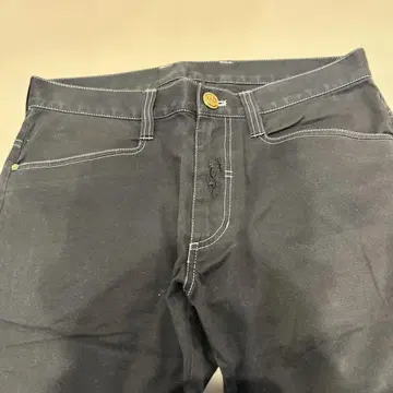 댄스 위드 드래곤 면 팬츠 블랙 컬러