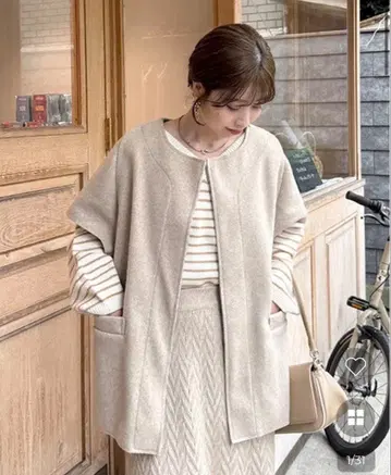 nugu aimey 라운드넥 베스트 자켓