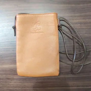 디즈니랜드 숄더백 디즈니씨 미키 천연 가죽