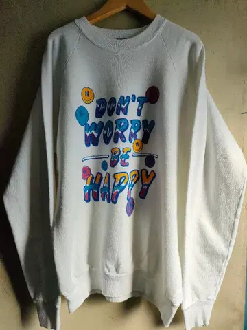 80년대 USA제 Don't Worry Be Happy 맨투맨