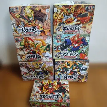 SD 건담 무샤 전기 3 프라모델 7체 세트 판매