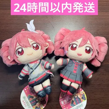카사네 테토 누이프리케 오스와리 마스코트 봉제 인형 2종 세트