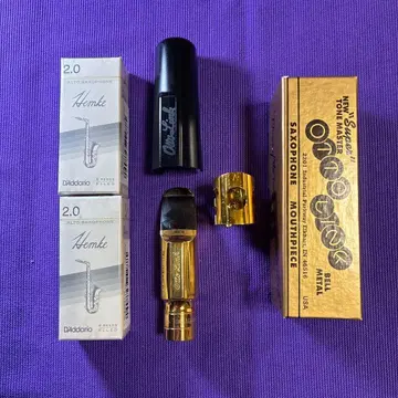 알토 색소폰용 마우스피스 오토 링크 메탈 6