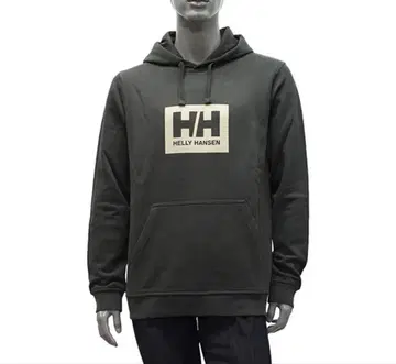 헬리 한센 그레이 후드 부착 후드티