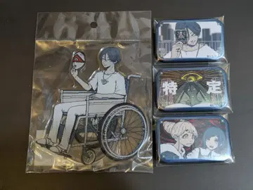 도시전설 해체 센터 아크릴 스탠드 스퀘어 캔뱃지 카이야 와타루