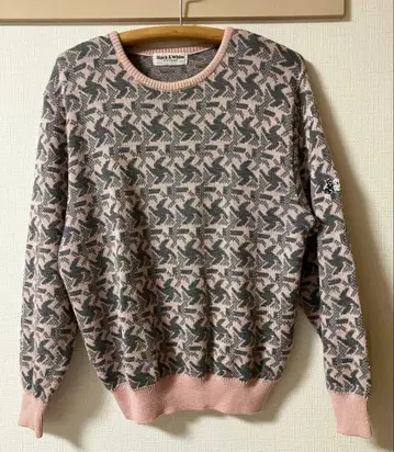 Black & White 긴팔 니트