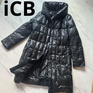 iCB 롱 다운 자켓 M 블랙