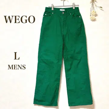 [ 위고 WEGO ] 팬츠 그린 남성용 바지 면 100% 캐주얼