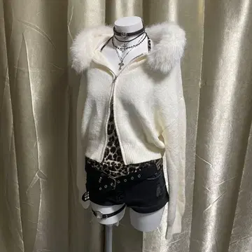 퍼 후드티 헤이세이 갸루 y2k 페어리 그런지