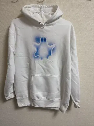 양문학 고스트 프린트 후드티 XL