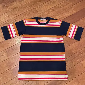 MCGREGOR 반팔 T셔츠 L 스트라이프 피타T 1970's