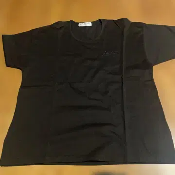 예거 JEGER 블랙 반팔 T셔츠 면 LARGE 이탈리아제